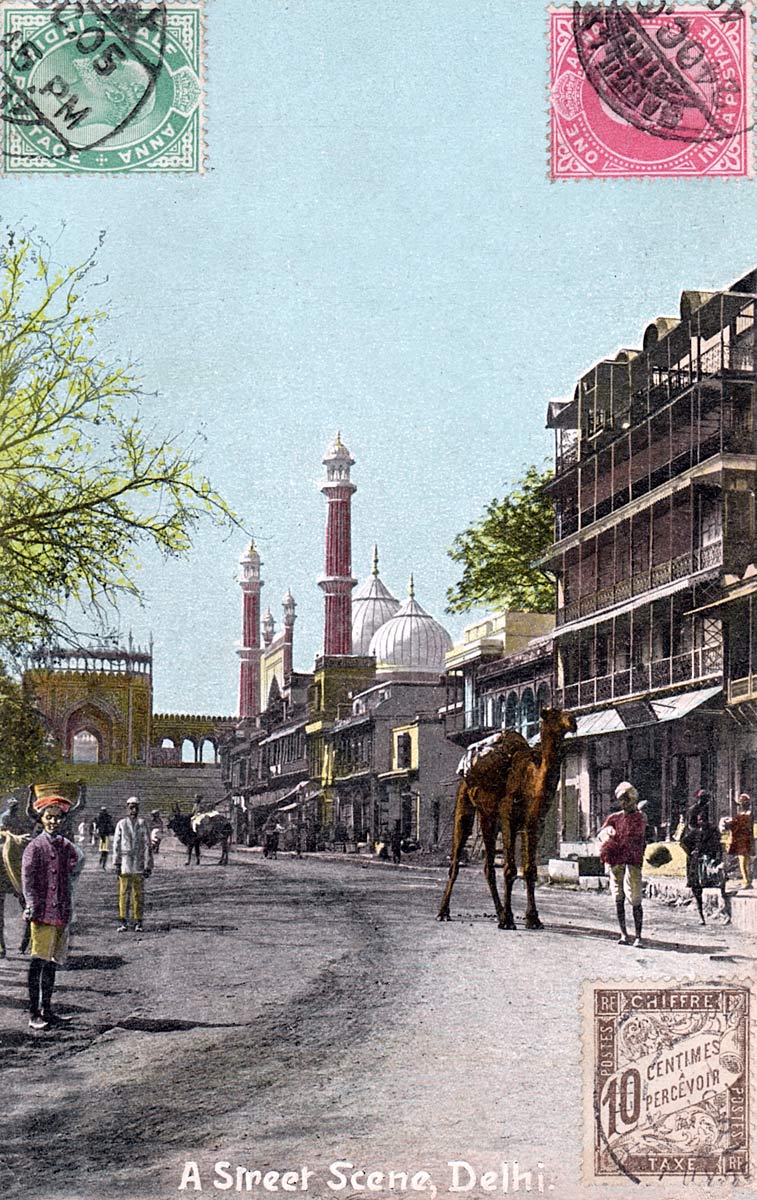 A Street Scene, Delhi