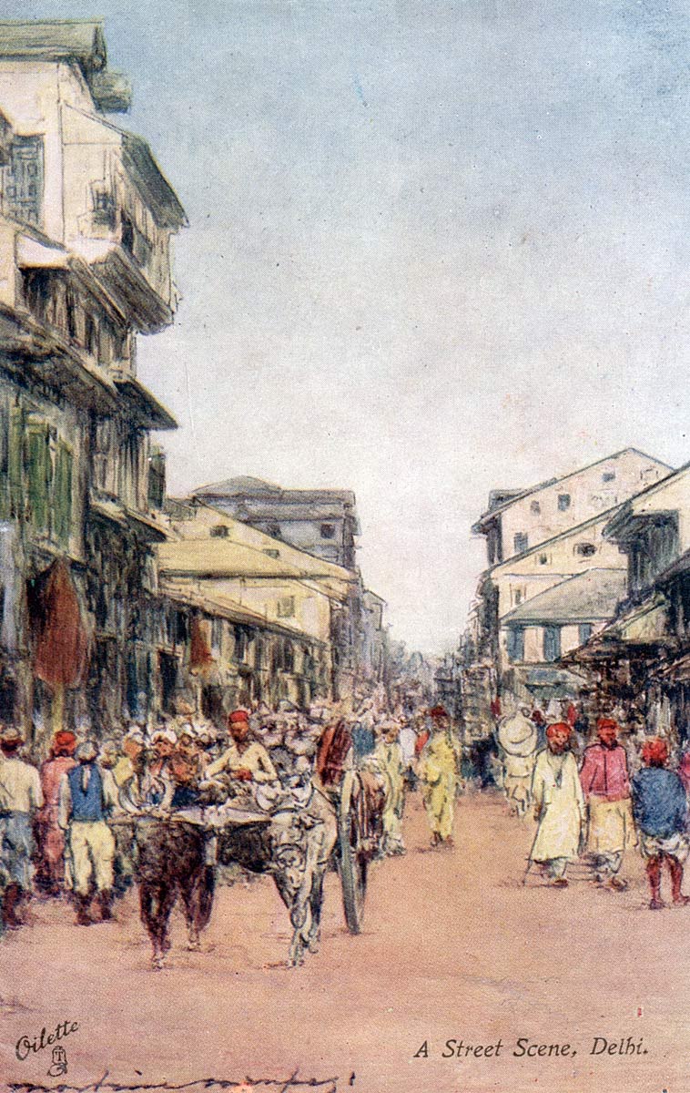 A Street Scene, Delhi