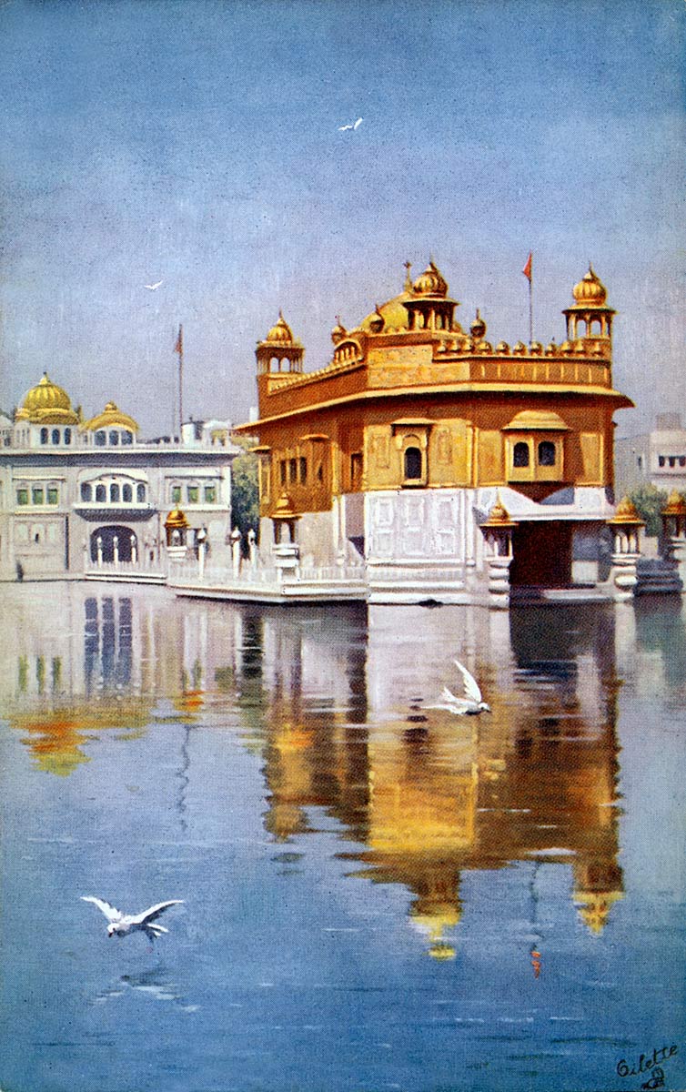 The Golden Temple of Amritsar.