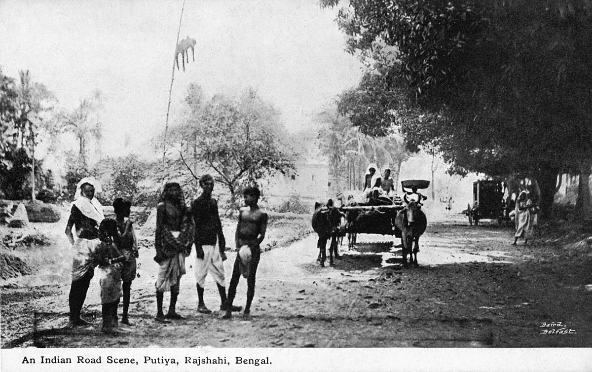 An Indian Road Scene, Putiya, Rajshahi, Bengal