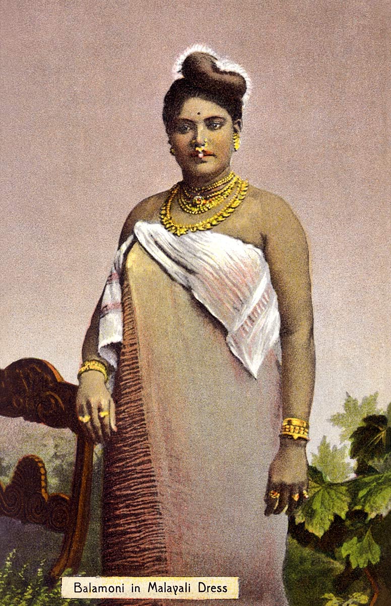 Balamoni in Malayali Dress