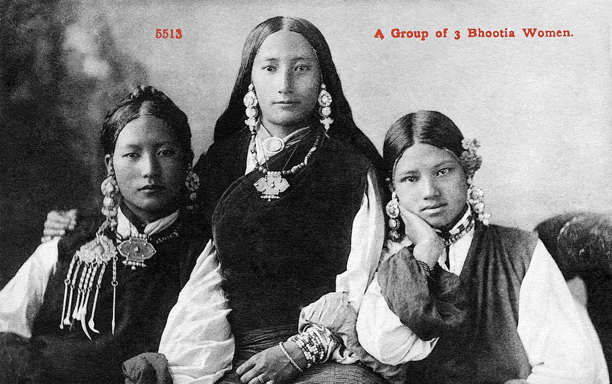 A Group of 3 Bhootia Women