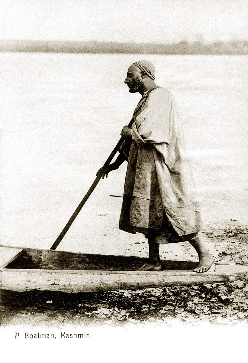 A Boatman, Kashmir