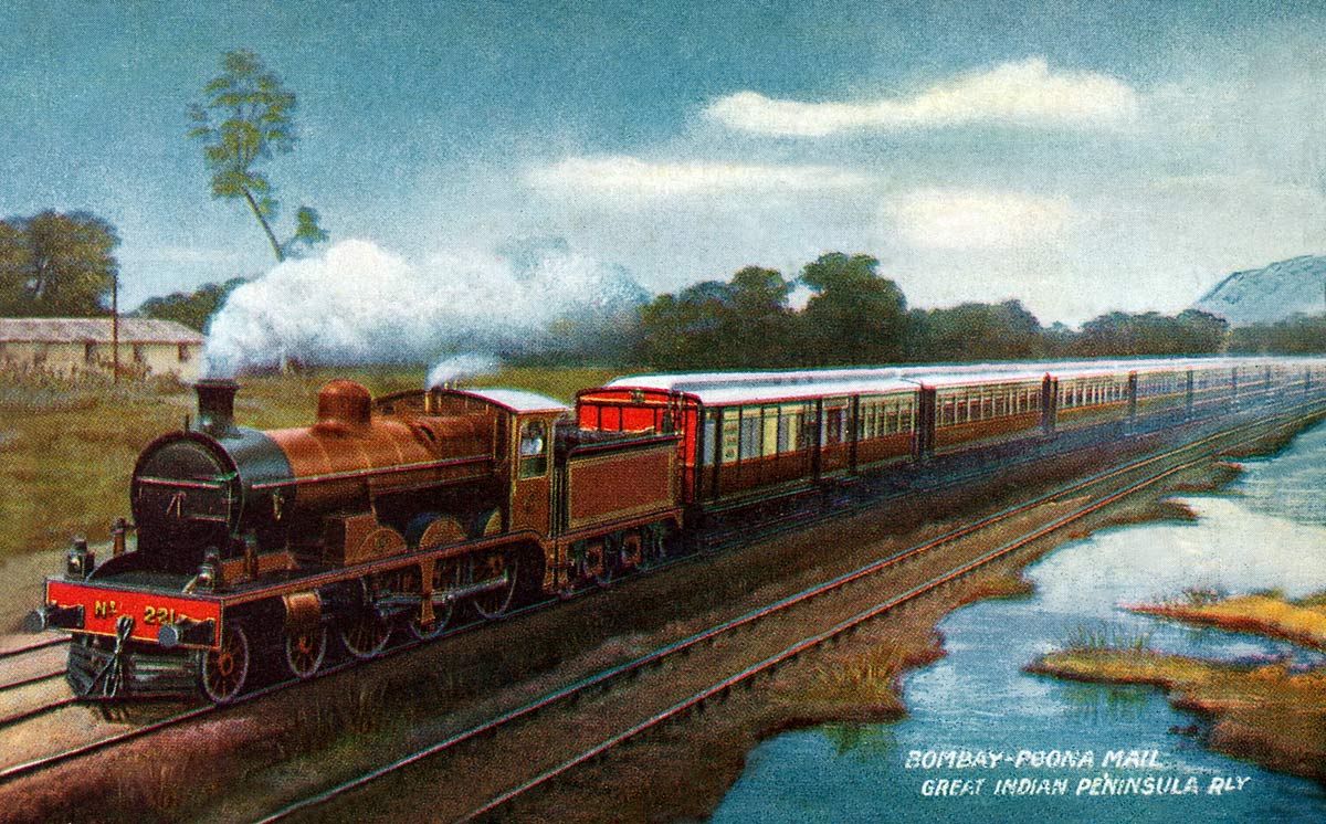 Bombay-Poona Mail. Great Indian Penninsular Railway