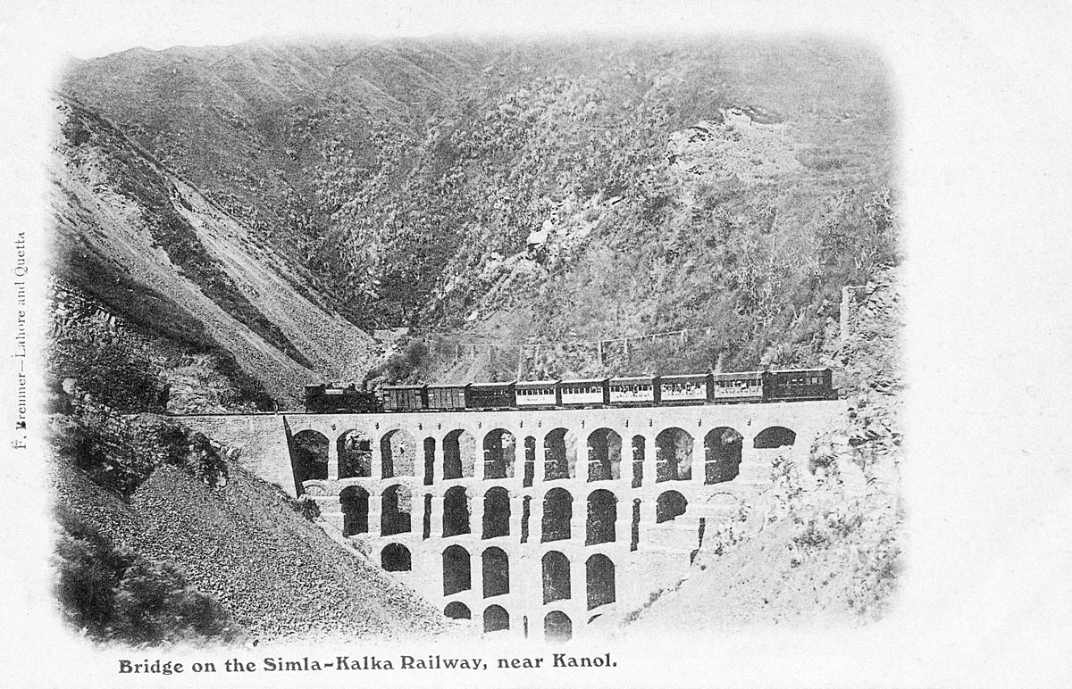 Bridge on the Simla-Kalka Railway, near Kanol