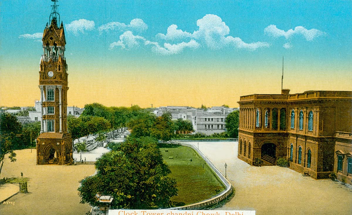 Clock Tower Chandni Chowk, Delhi.