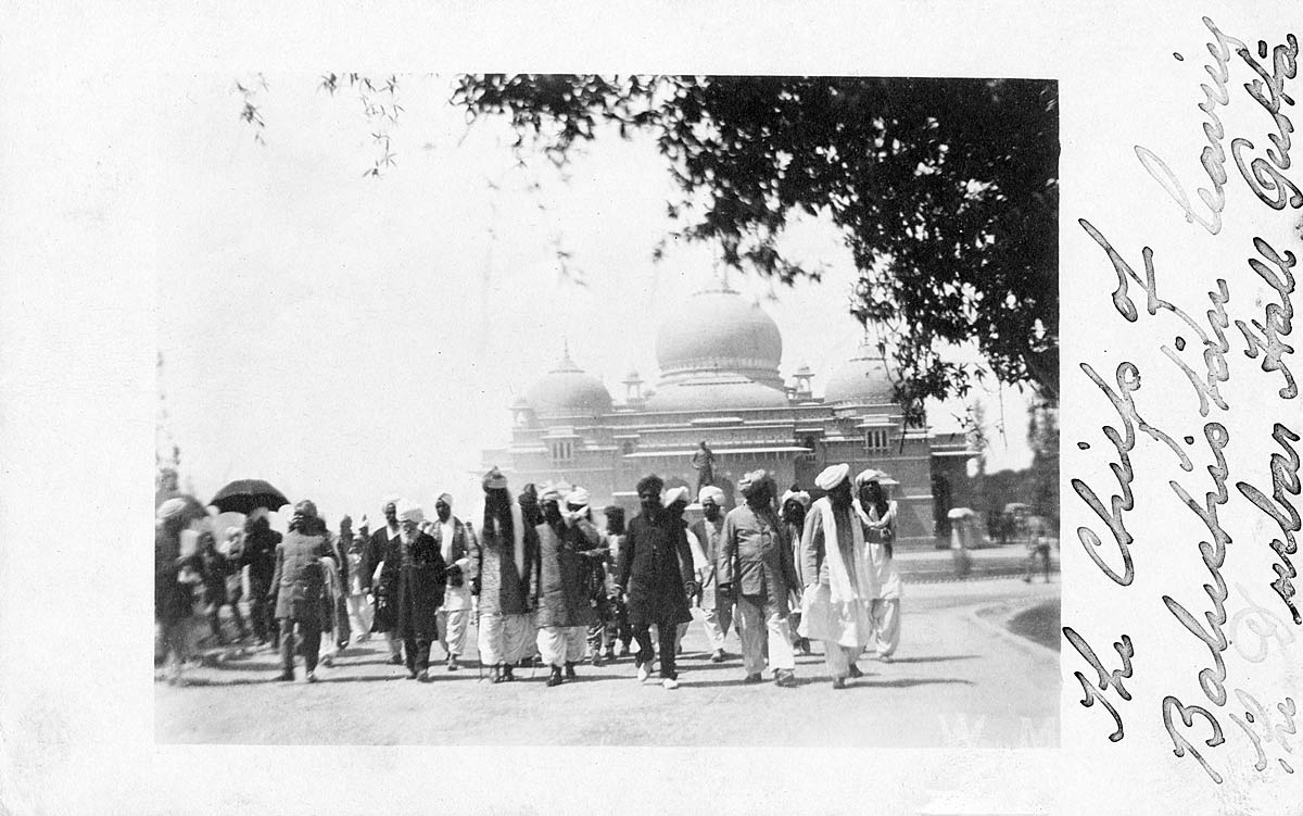 The Chiefs of Baluchistan Leaving Darbar Hall Quetta