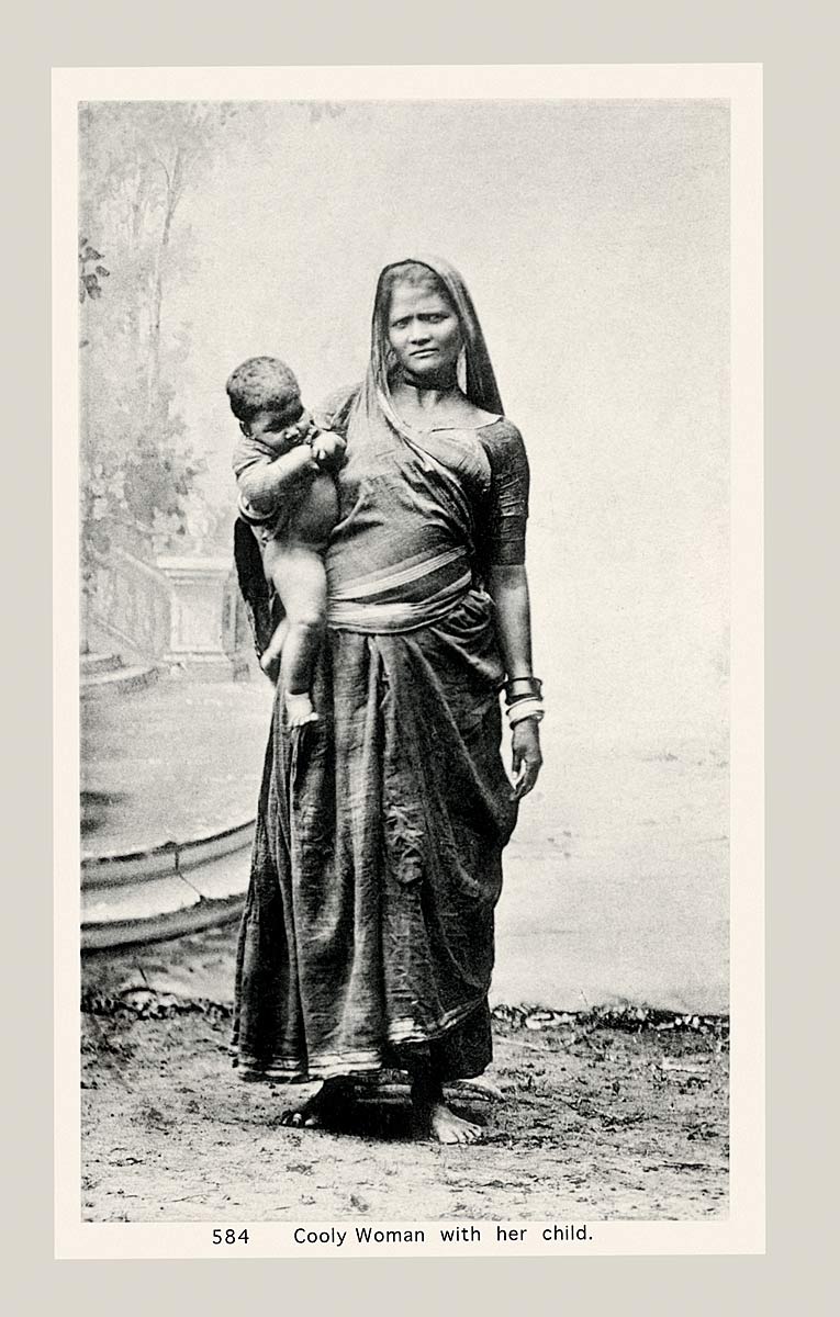 Cooly Woman with her child