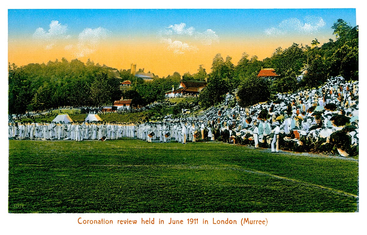 Coronation review held in June 1911 in London (Murree)