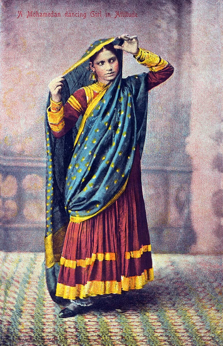 A Mohamedan dancing Girl in Attitude