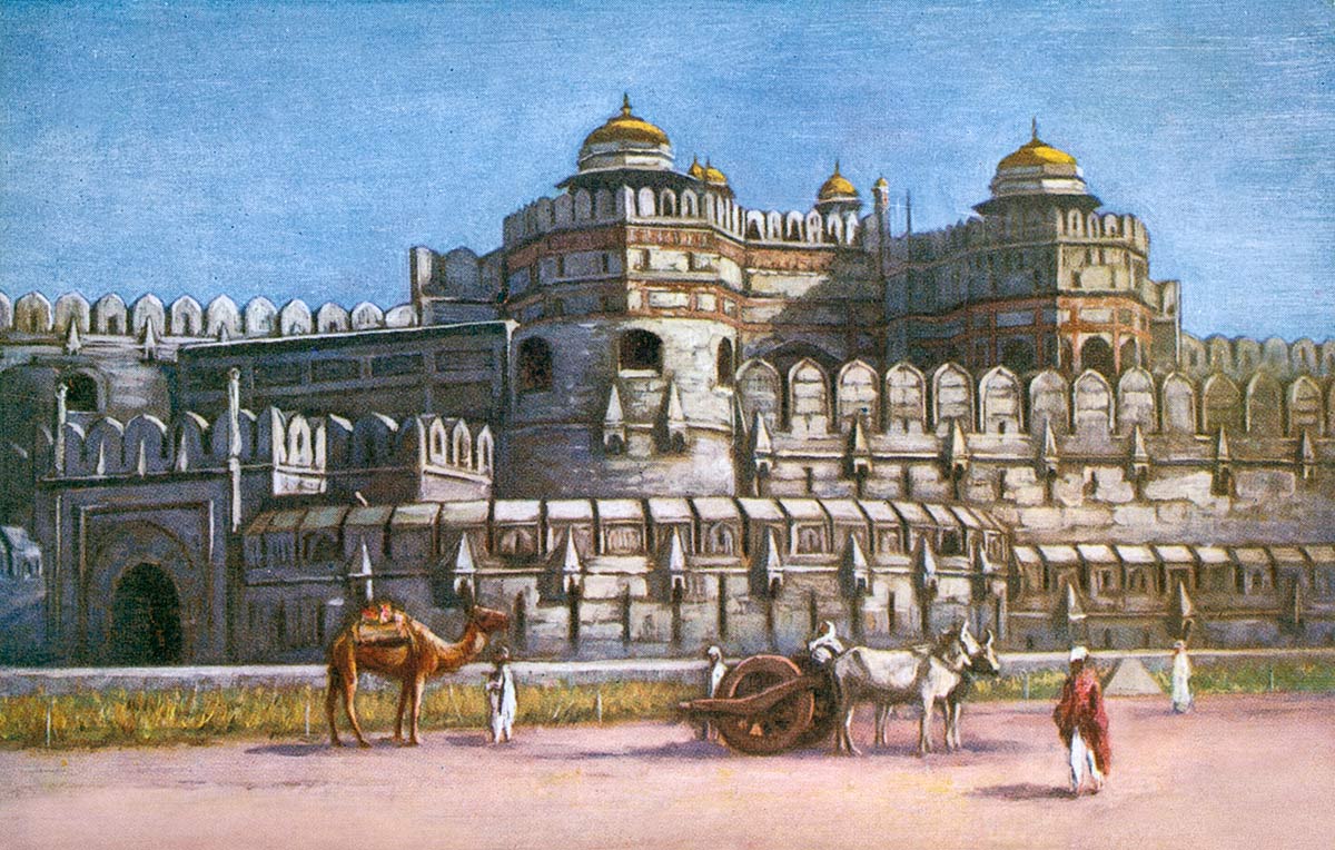 The Delhi Gate Fort, Agra.