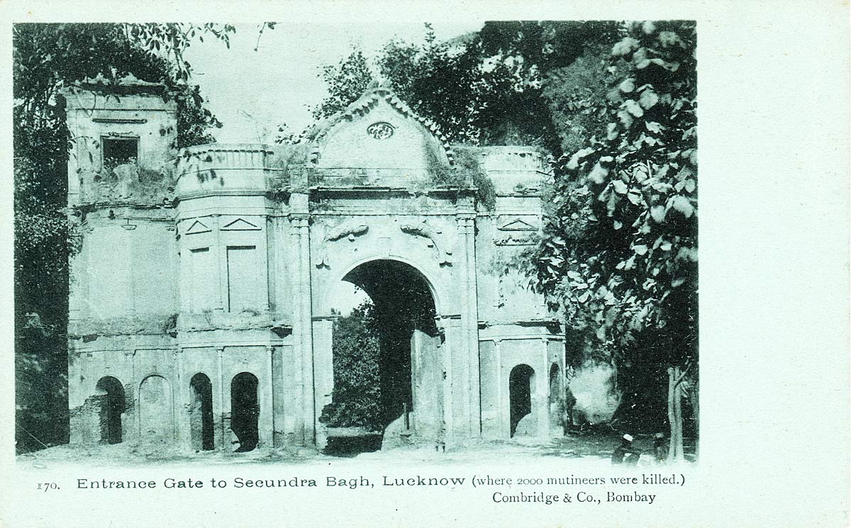 Entrance Gate to Secundra Bagh, Lucknow (where 2000 mutineers were killed)