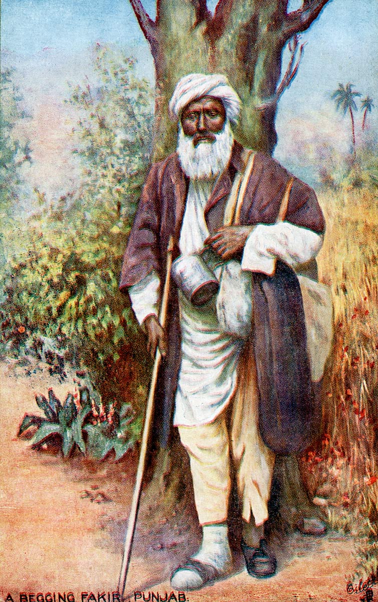 A Begging Fakir Punjab