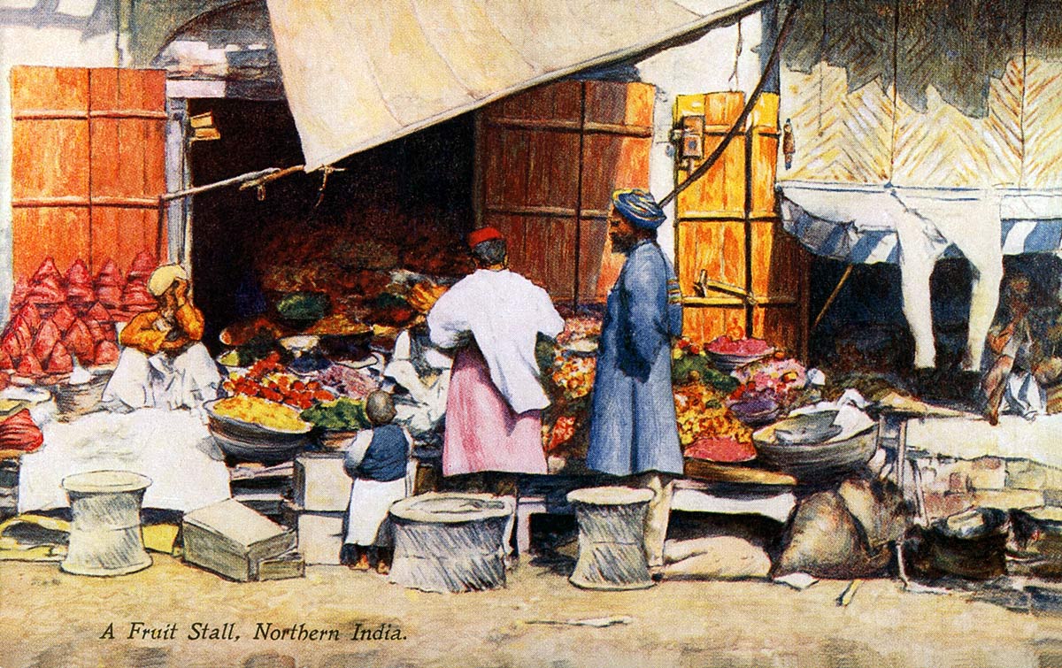 A Fruit Stall, Northern India