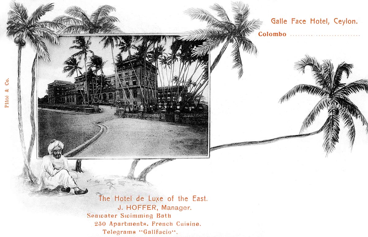 Galle Face Hotel, Ceylon