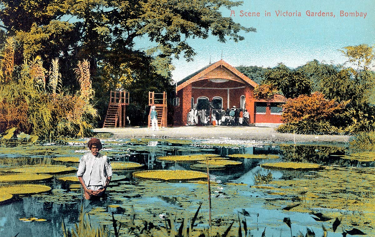 A Scene in Victoria Gardens, Bombay