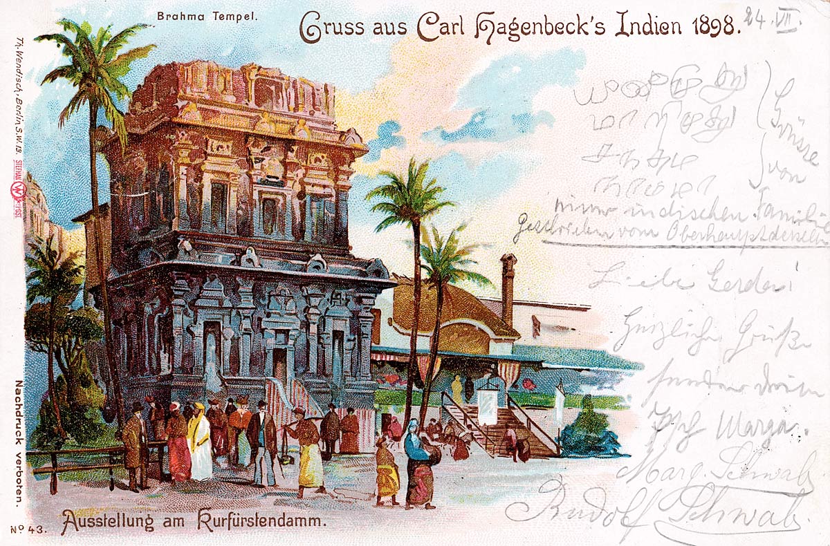 Gruss aus Carl Hagenbeck's Indien 1898