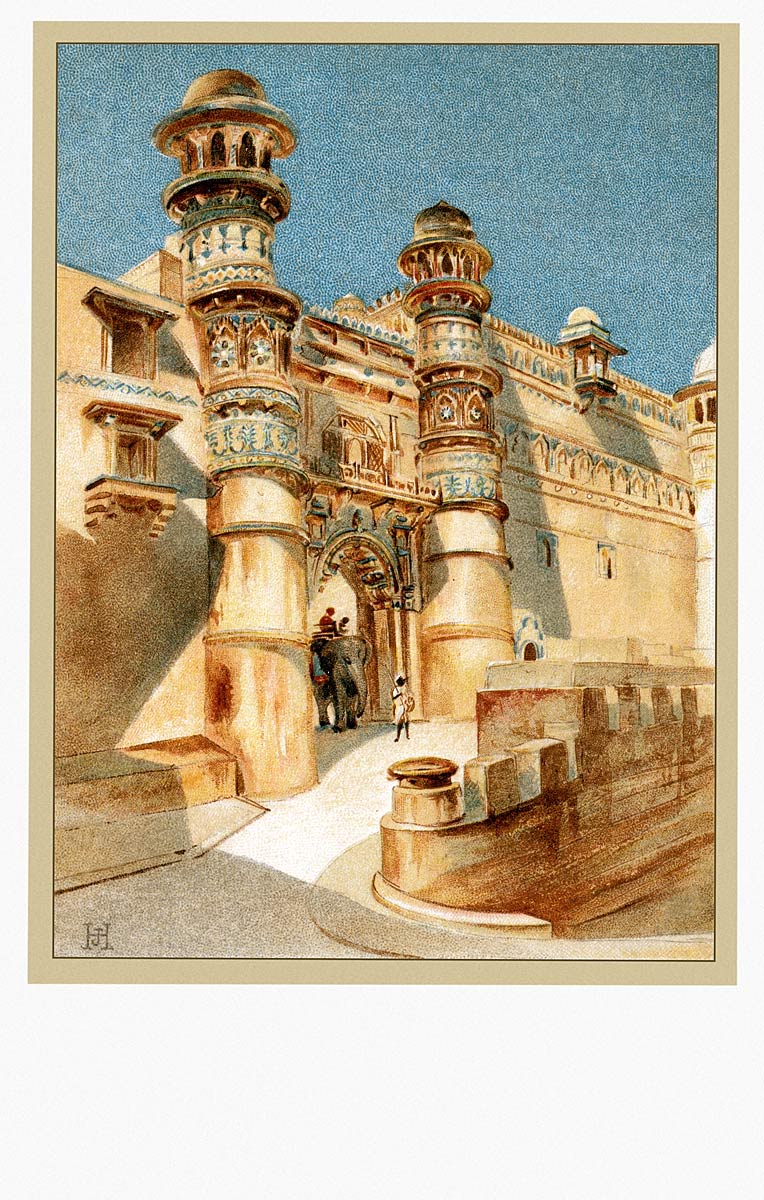 The highest gate in the Fort of Gwalior