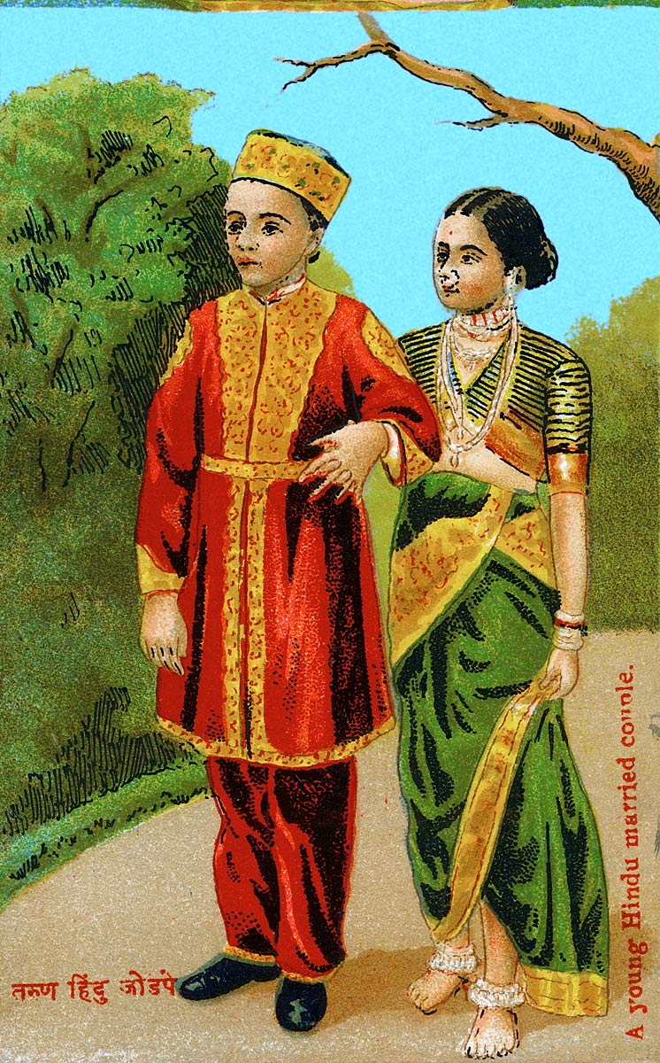 A young Hindu married couple.