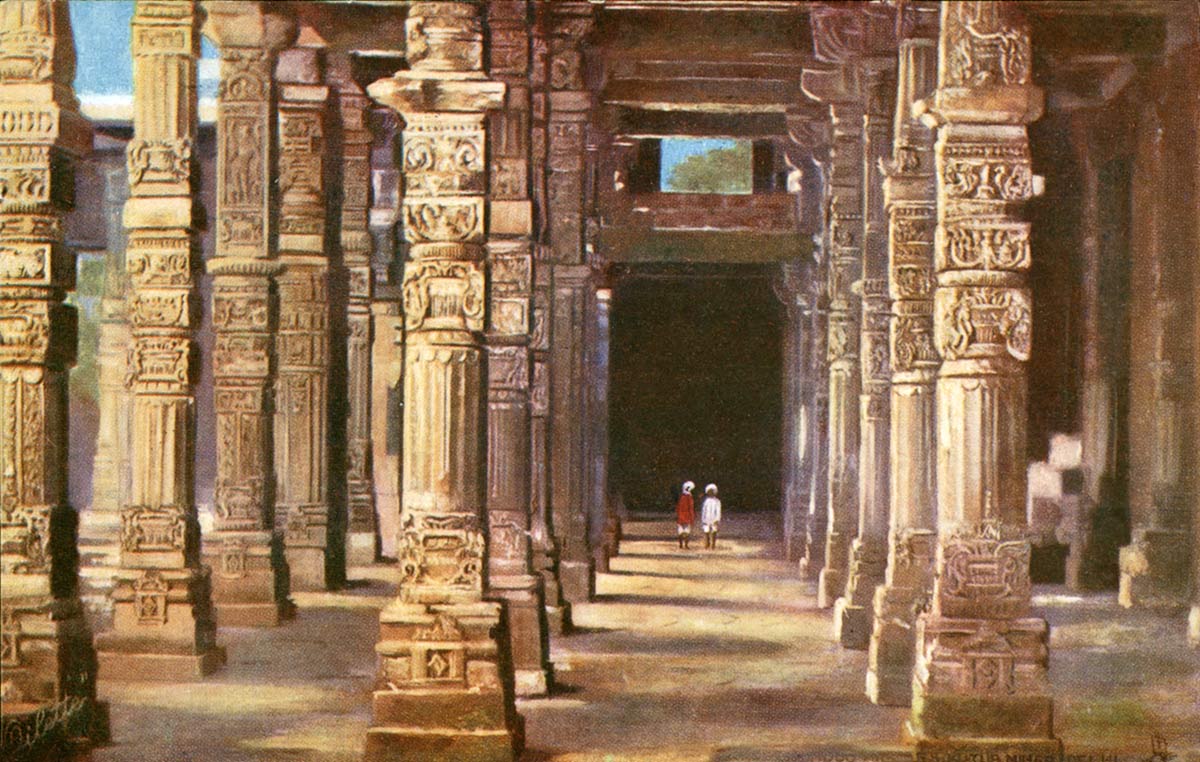 Colonnade, Hindoo Pillars, Kutub Minar