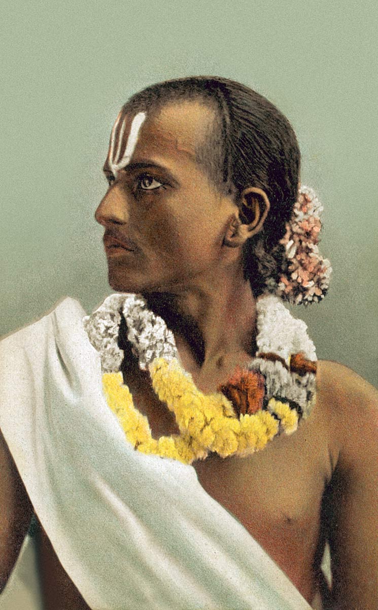 A Tamil Youth in Festival Attire, India.