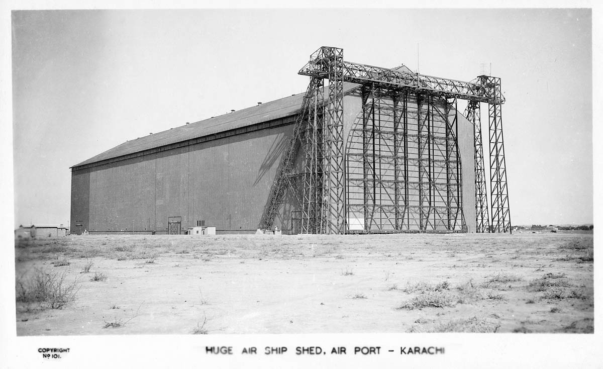 Huge Airship Shed, Airport - Karachi