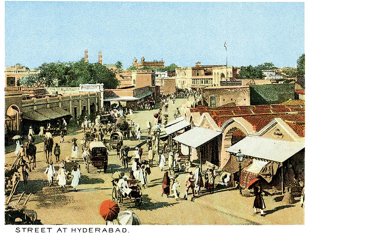 Street at Hyderabad.