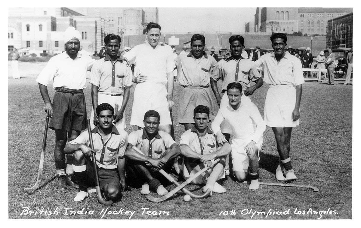 British India Hockey Team 10th Olympiad Los Angeles