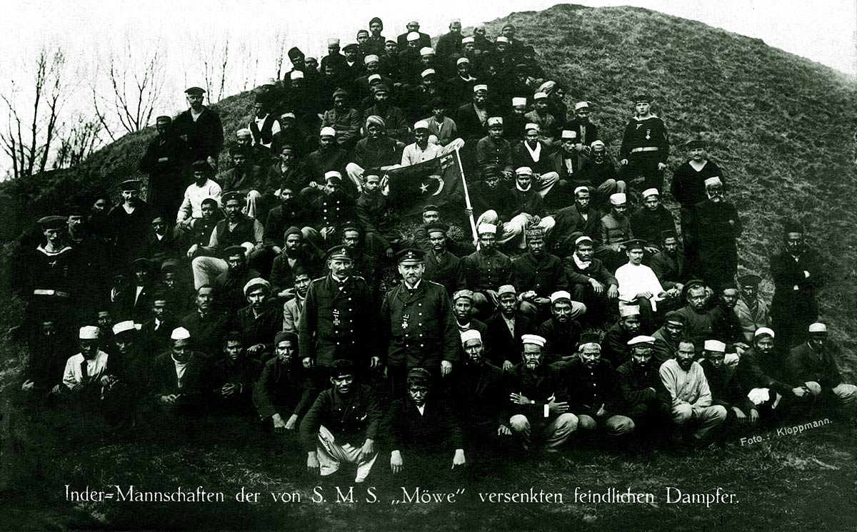 Indian Crew of the Enemy Steamer sunk by S.M.S. Mowe