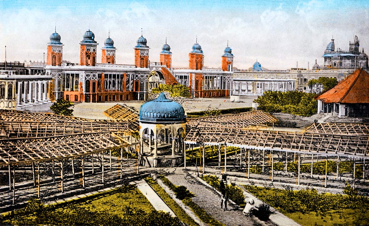 Lucknow. The Kaiser Bagh and Vinery Buildings.