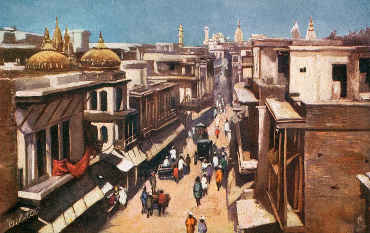 View in Bazaar, Cawnpore.