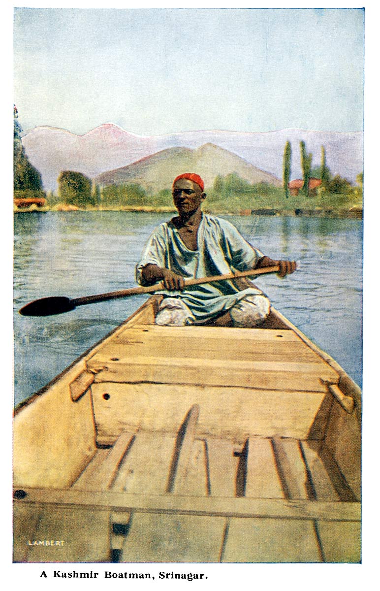 A Kashmir Boatman, Srinagar