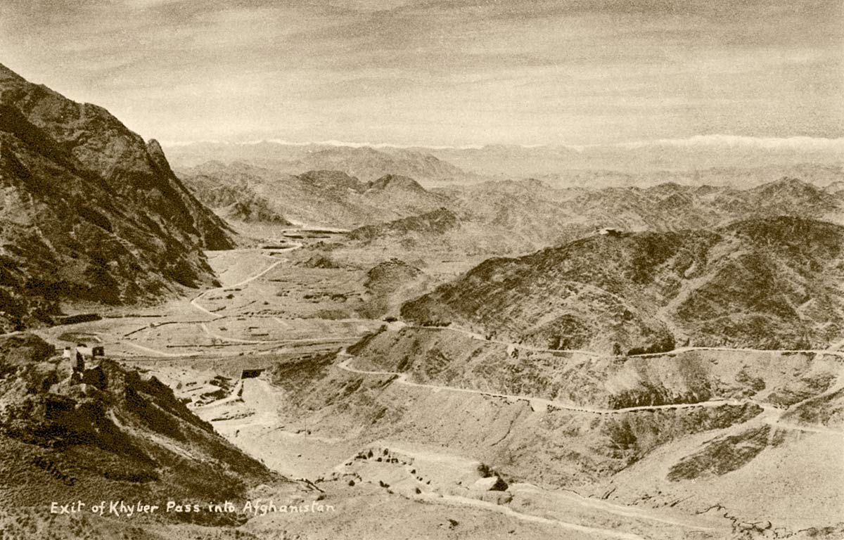 Exit of Khyber Pass into Afghanistan