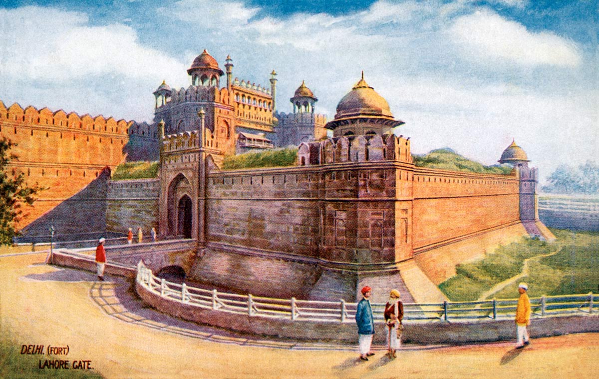 Delhi (Fort) Lahore Gate.