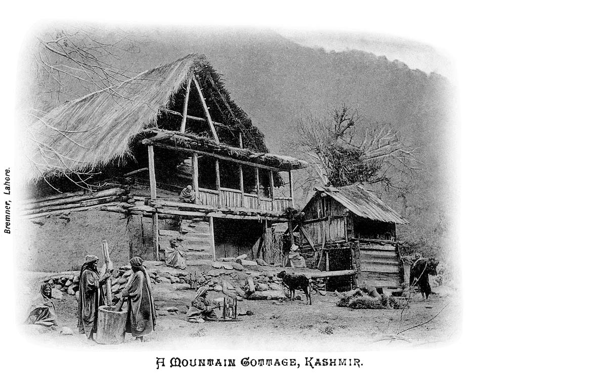 A Mountain Cottage, Kashmir