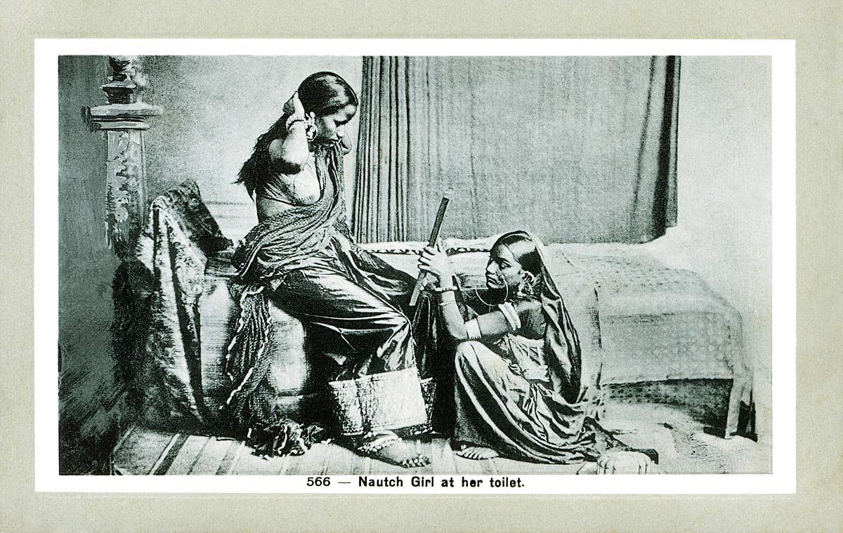 Nautch Girl at her toilet