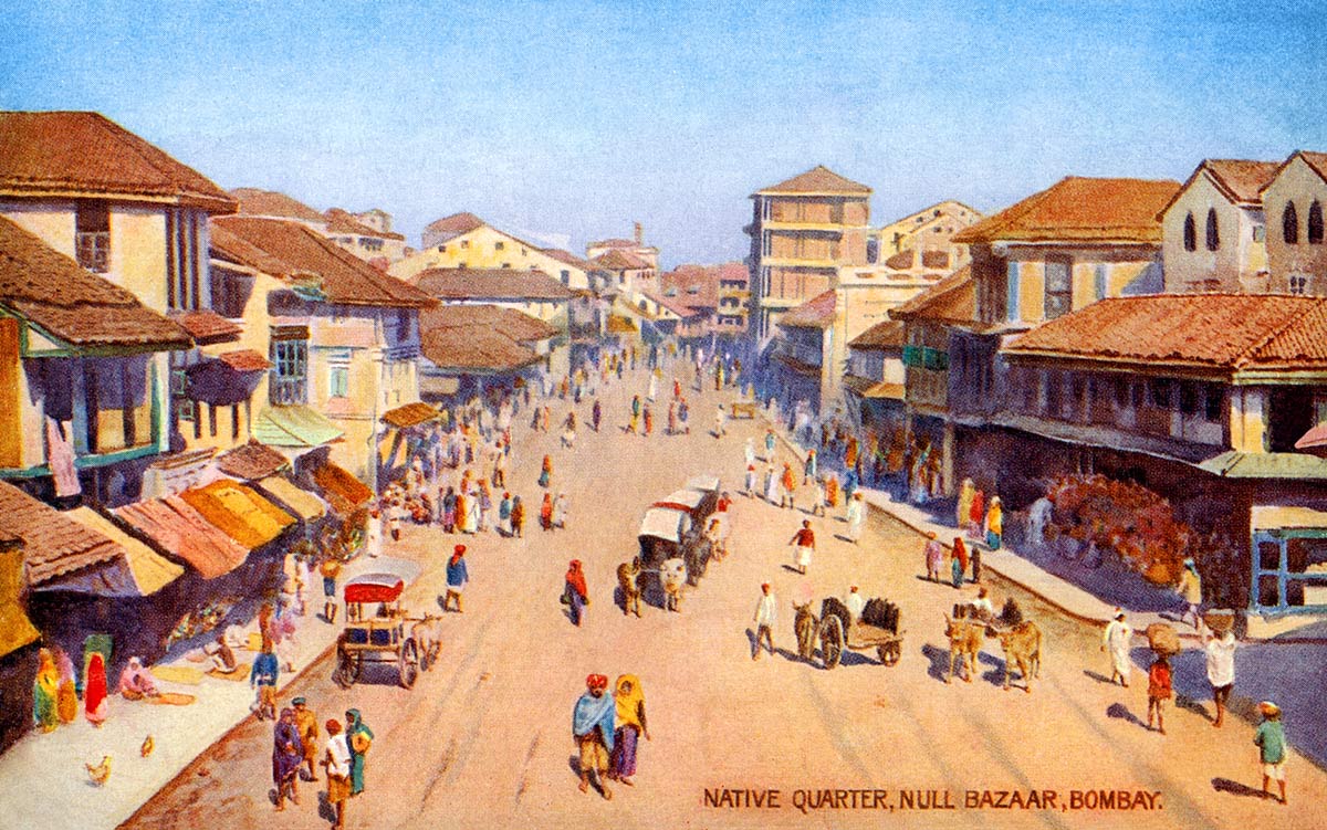 Native Quarter, Null Bazaar, Bombay