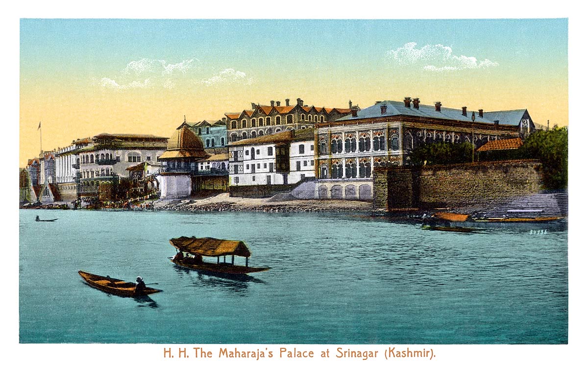 H.H. The Maharaja's Palace at Srinagar (Kashmir)