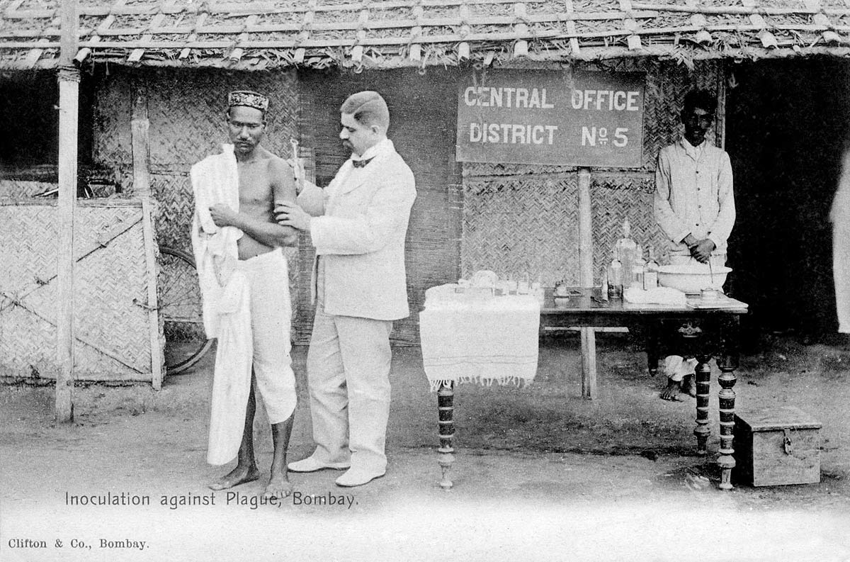 Inoculation against Plague, Bombay.