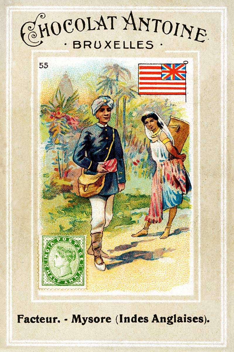 Postman, Mysore, British India