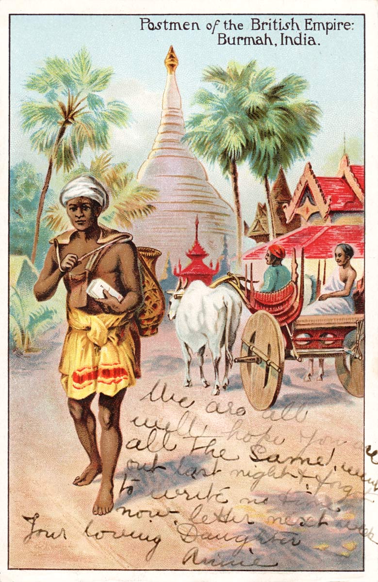 Postmen of the British Empire: Burmah, India