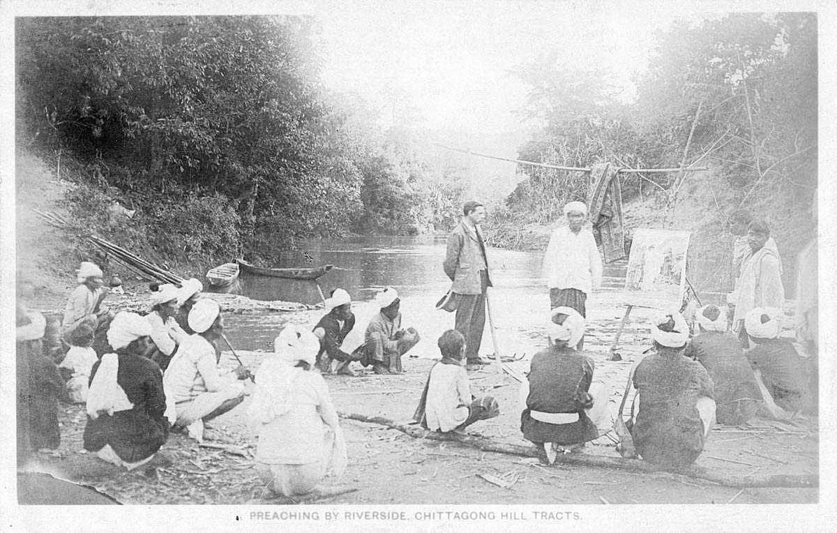 Preaching by Riverside, Chittagong Hill