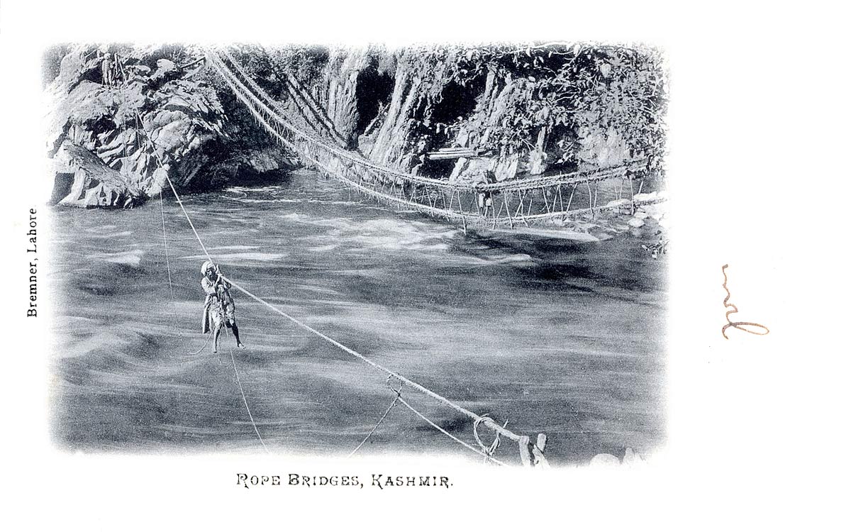 Rope Bridge, Kashmir