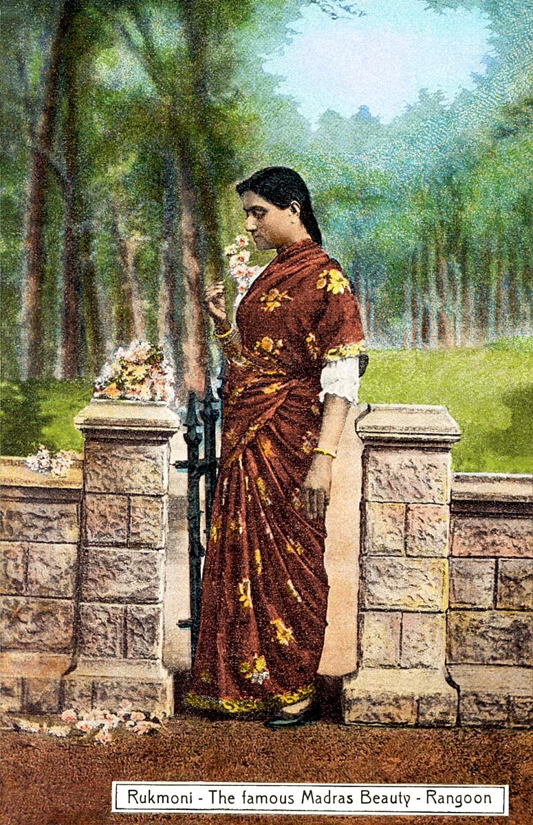 Rukmoni - The Famous Madras Beauty - Rangoon