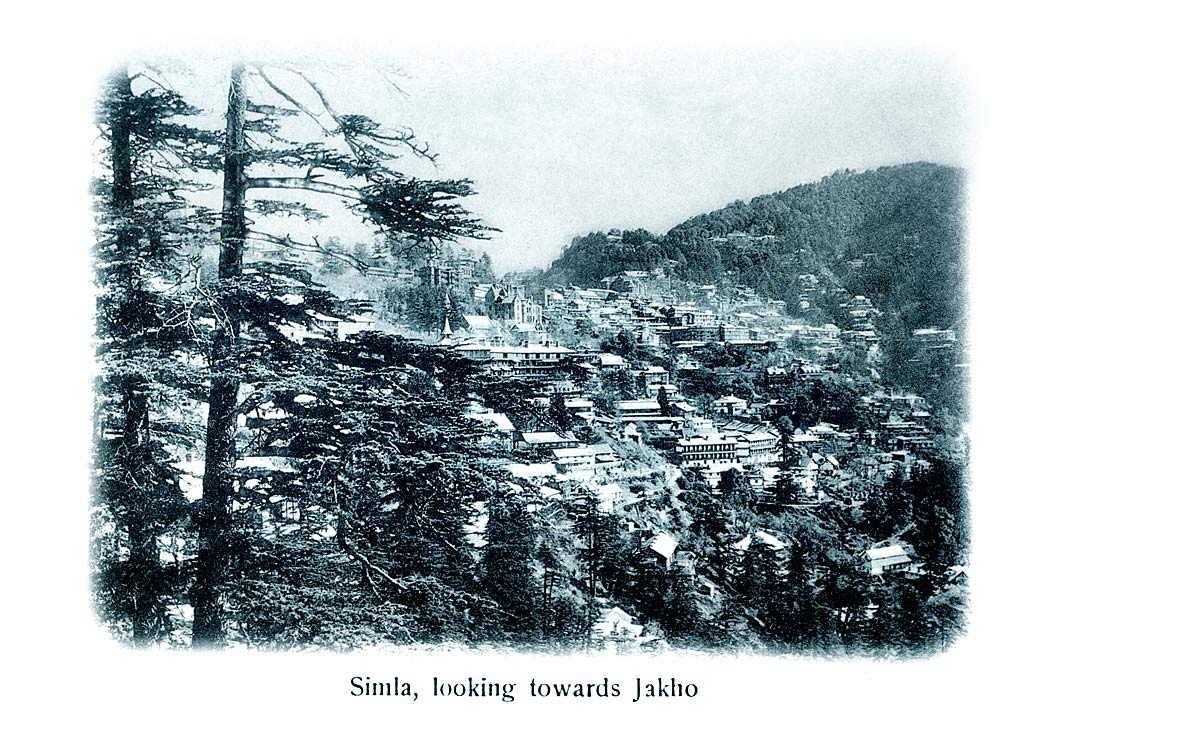 Simla, looking towards Jakho