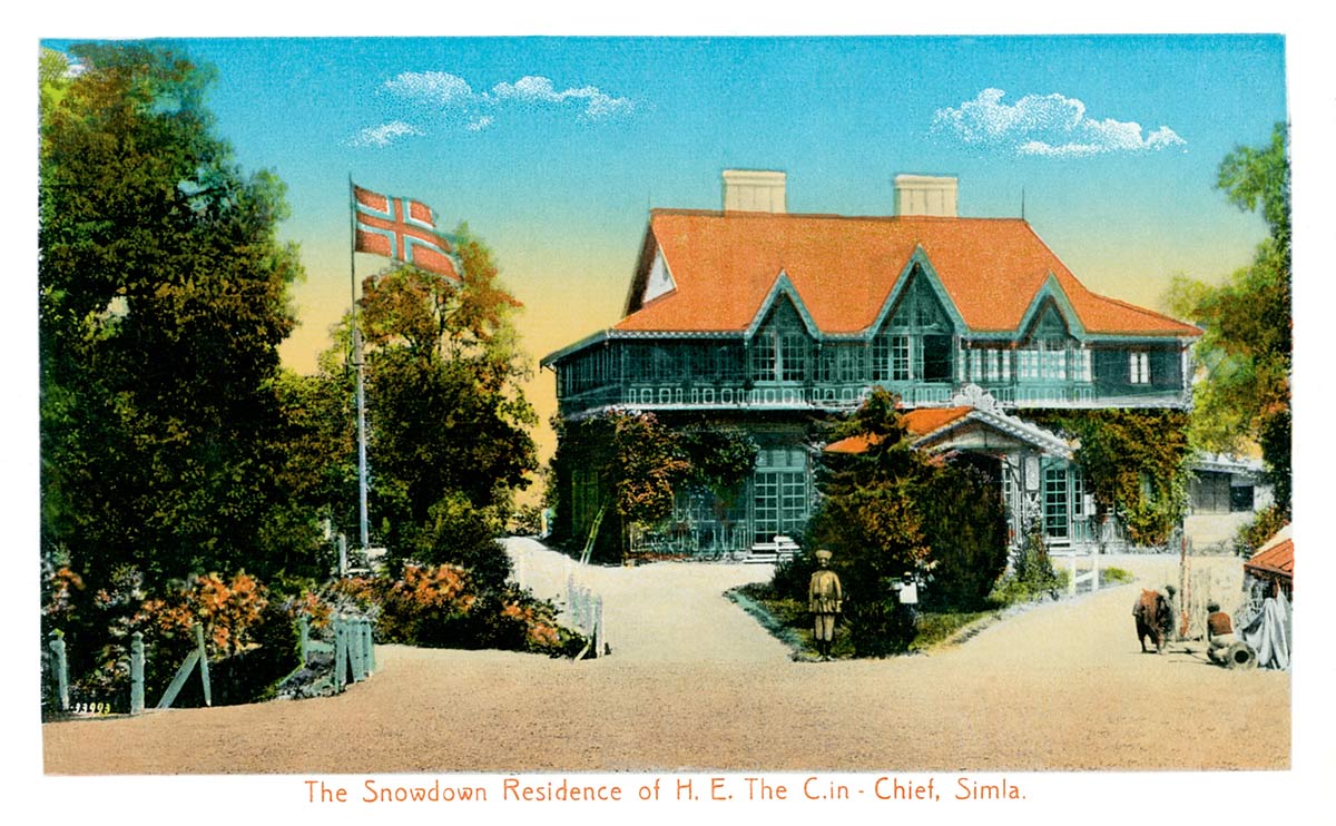 The Snowdown Residence, Simla of H.E. The C. in - Chief, Simla