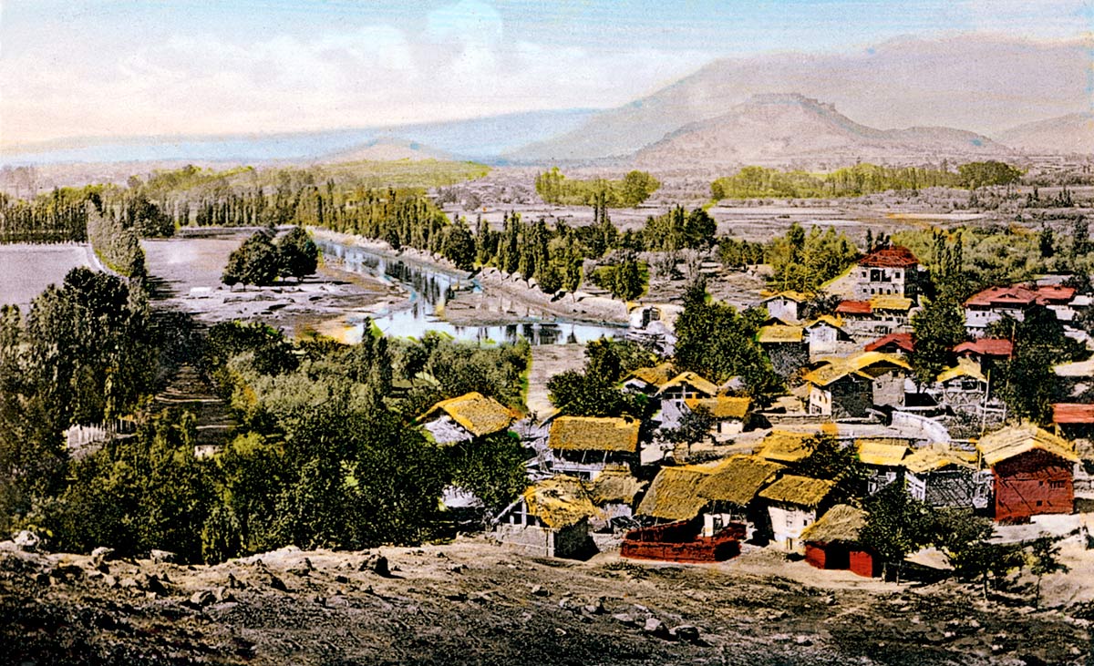 Srinagar. View from Tukht Hill.