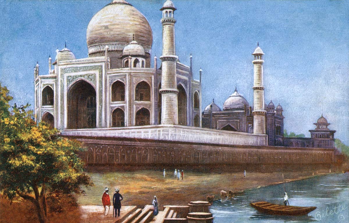 The Taj Mahal from the River, Agra