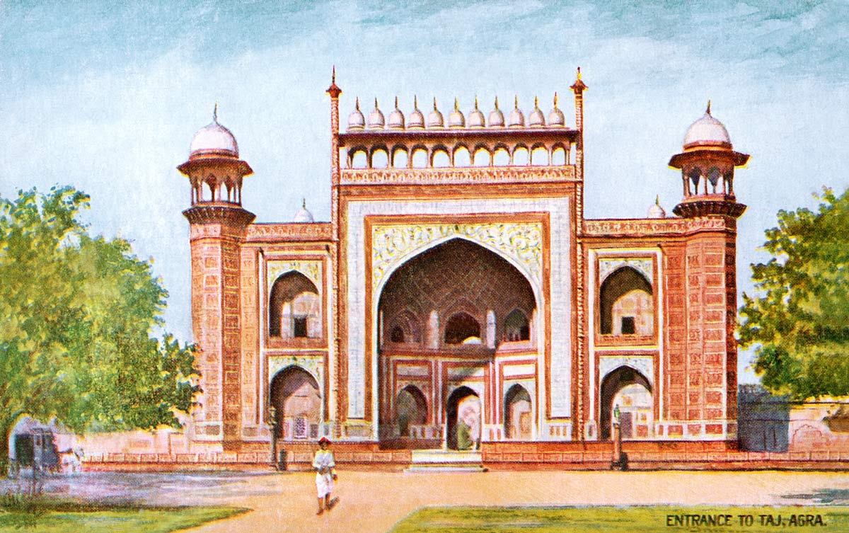 Entrance to Taj, Agra