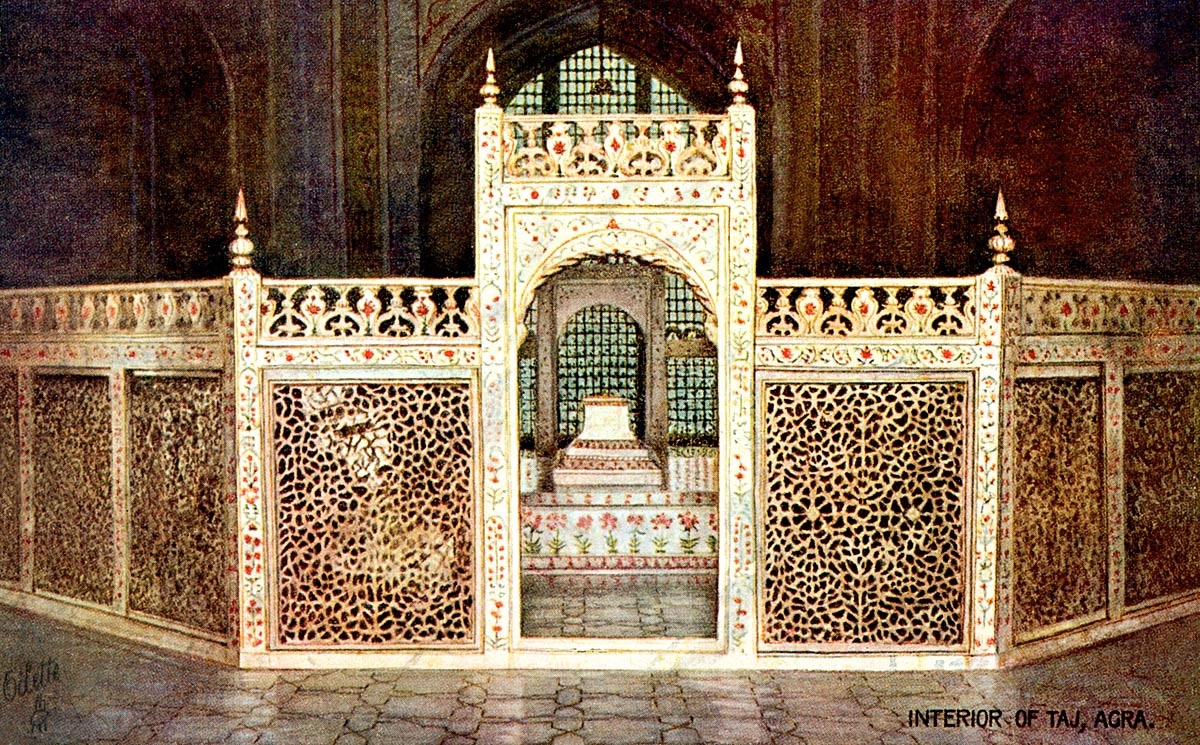 Interior of Taj, Agra